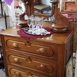 dresser and mirror